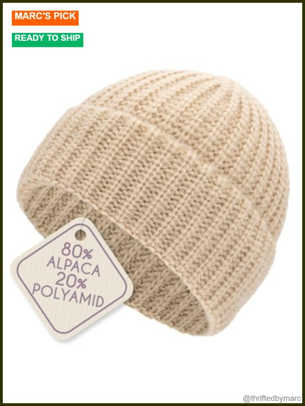 Baby Alpaca Wool Beanie Super Air Knit Unisex Winter Hat